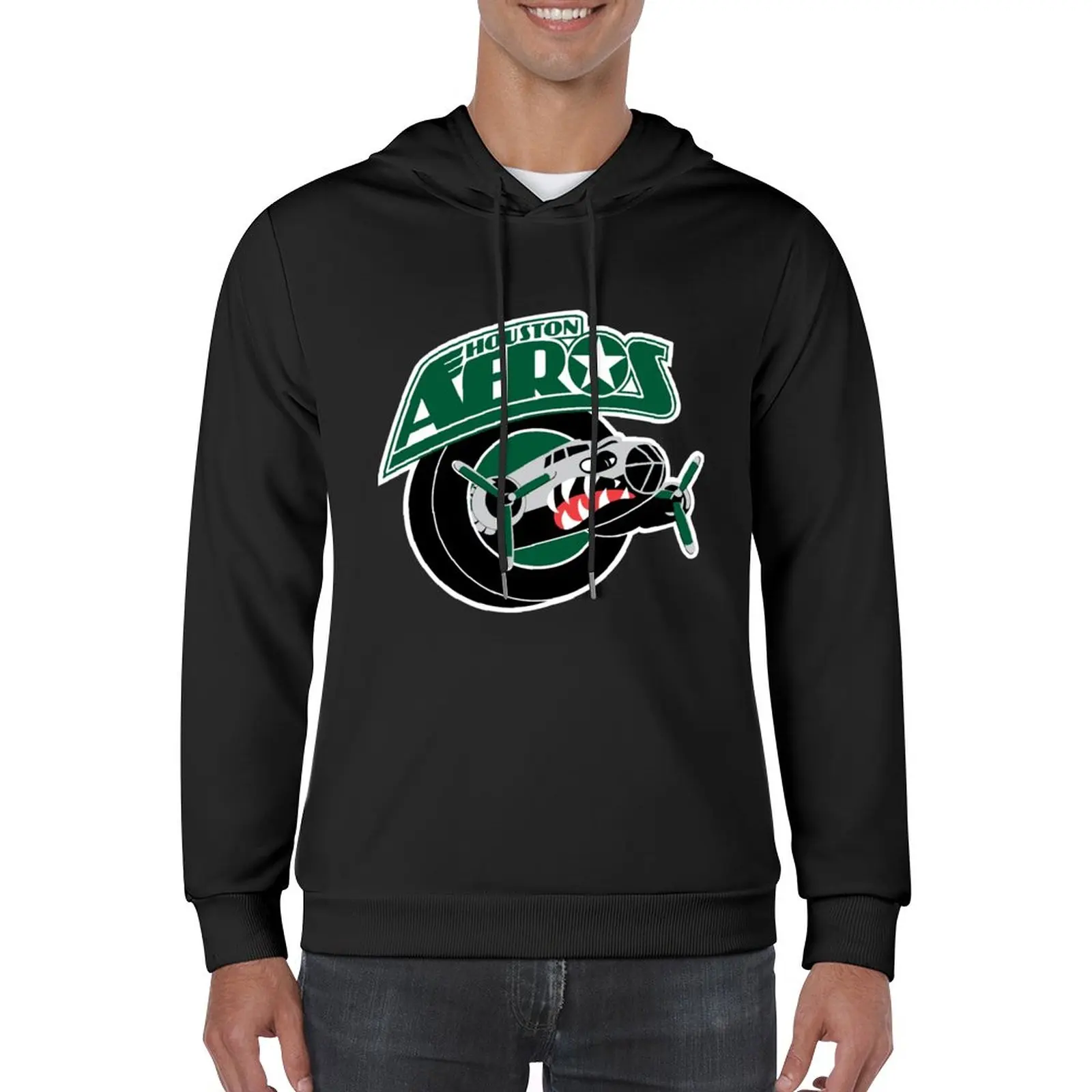 

New Houston Aeros Pullover Hoodie mens designer clothes korean clothes mens clothing pullover