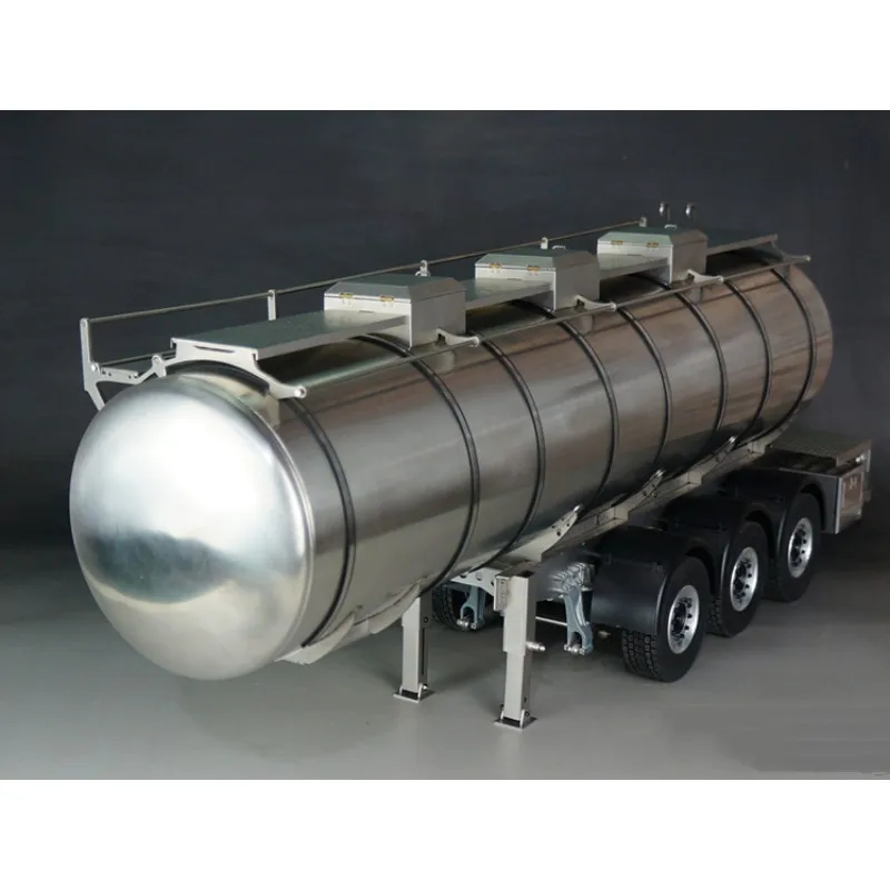Per Tamiya 1/14 Rc Truck Metal Tank Tow Liquid Transport Trailer Scania Man Benz Volvo Tractor Accessori Di Aggiornamento Fai Da Te