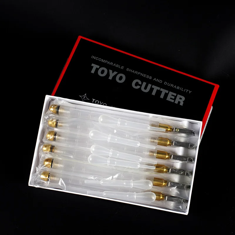 Professional 6PCS Toyo Glass Cutter Tc-17/30 Manual Glass Cutter Hand DIY Tile Cutting Tool