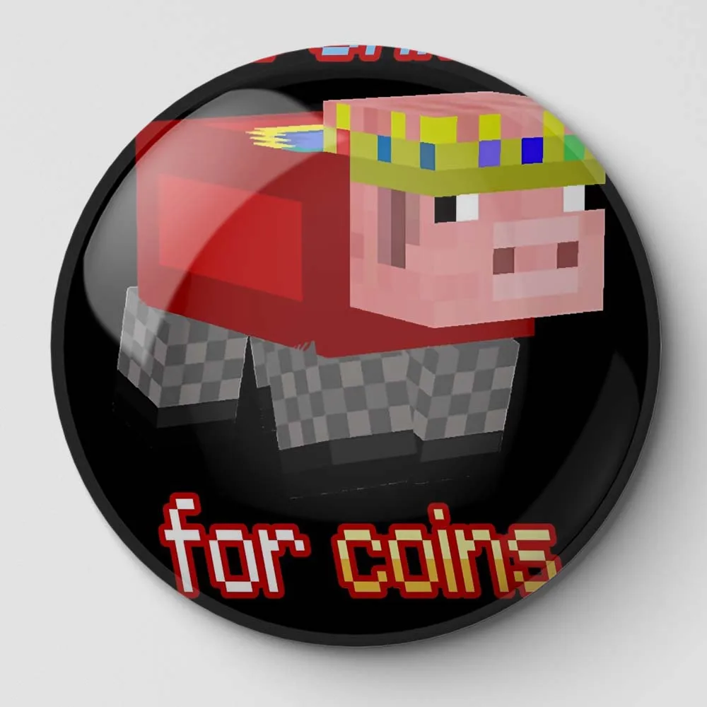 Technoblade 'Classic Pig' Enamel Pin