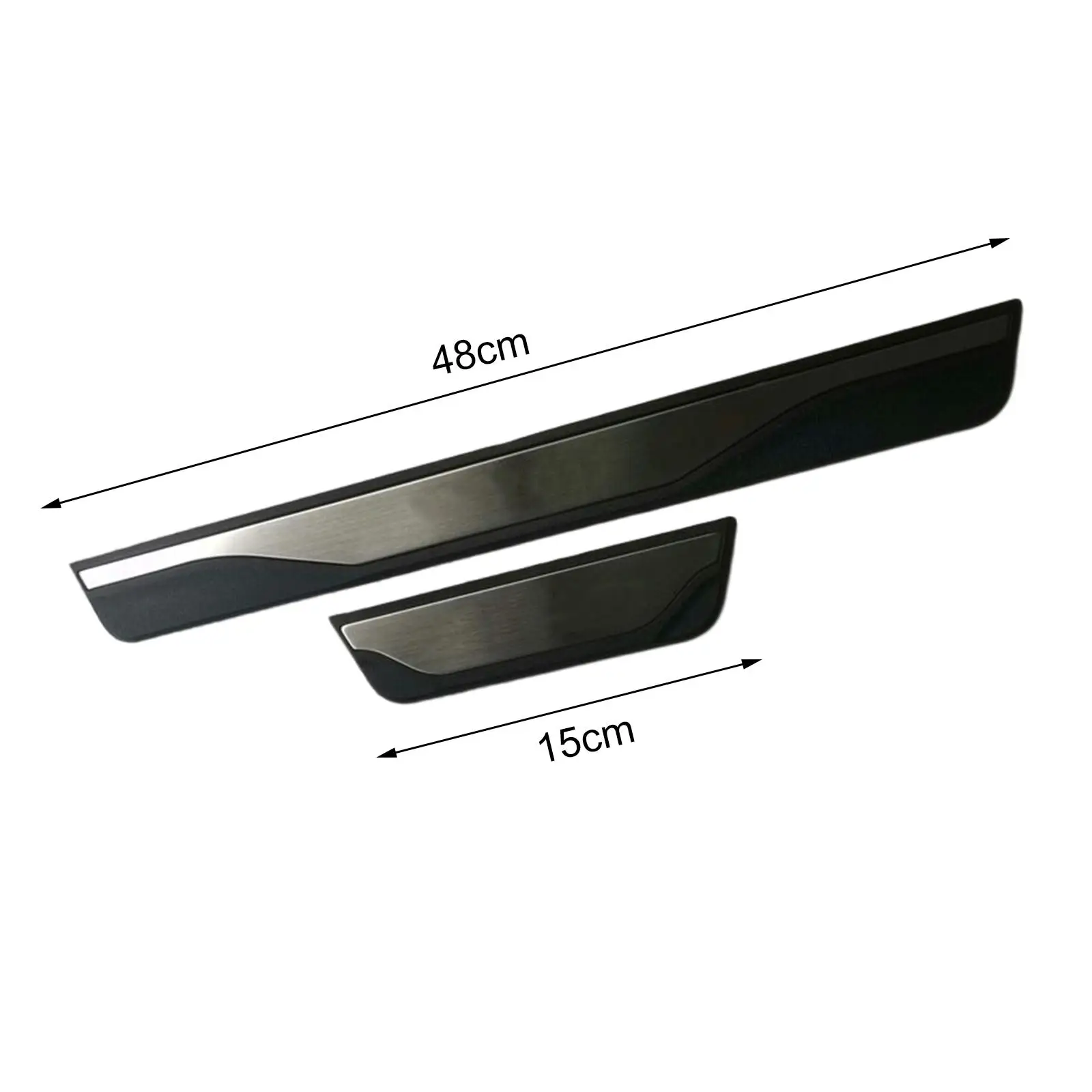 

4x Door Sill Plate Protector Door Threshold Scratch Pad Film Anti Hit Sill Cover for Byd Atto 3 Yuan Plus Accessory Durable