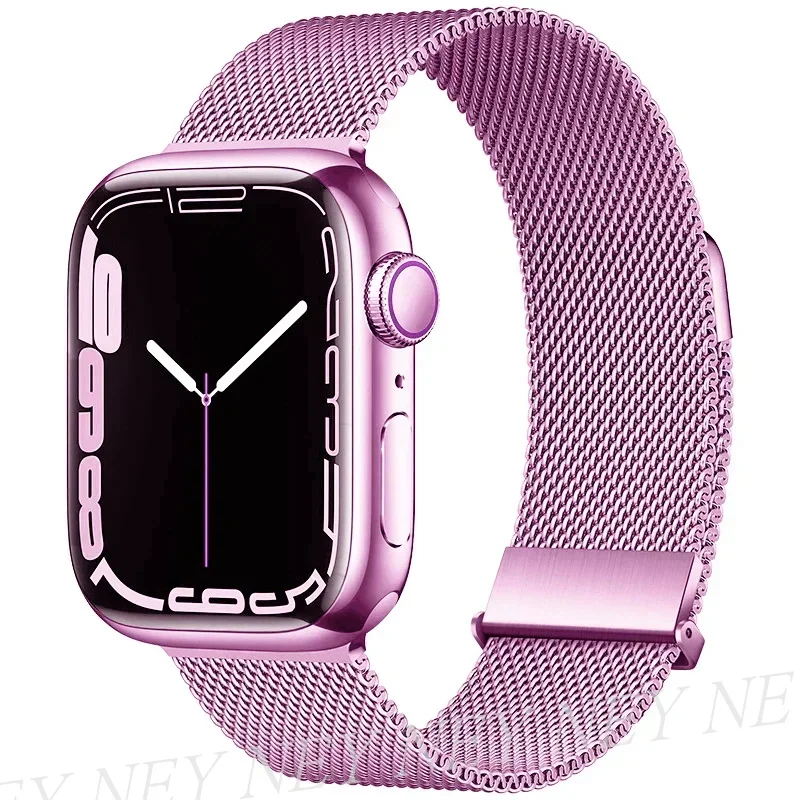 Elegant Milanese Loop Metal Watch Band Strap