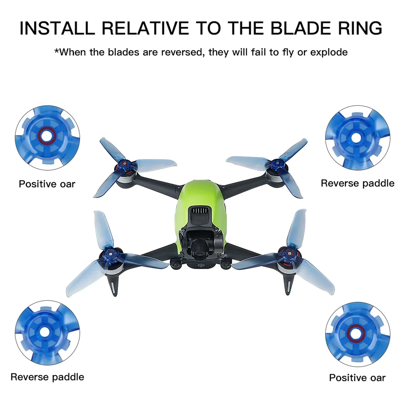 4pcs Drone Propellers for DJI FPV Combo 5328S Props Blade Replacement Quick Release Wing Fan Spare For DJI FPV Combo Accessories drone propeller drone propellers drone propeller blades propeller replacement parts
