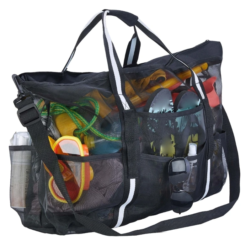 

Beach Bags Mesh Beach Bag for Women Swim Pool Bag Beach Tote Bag for Vacation
