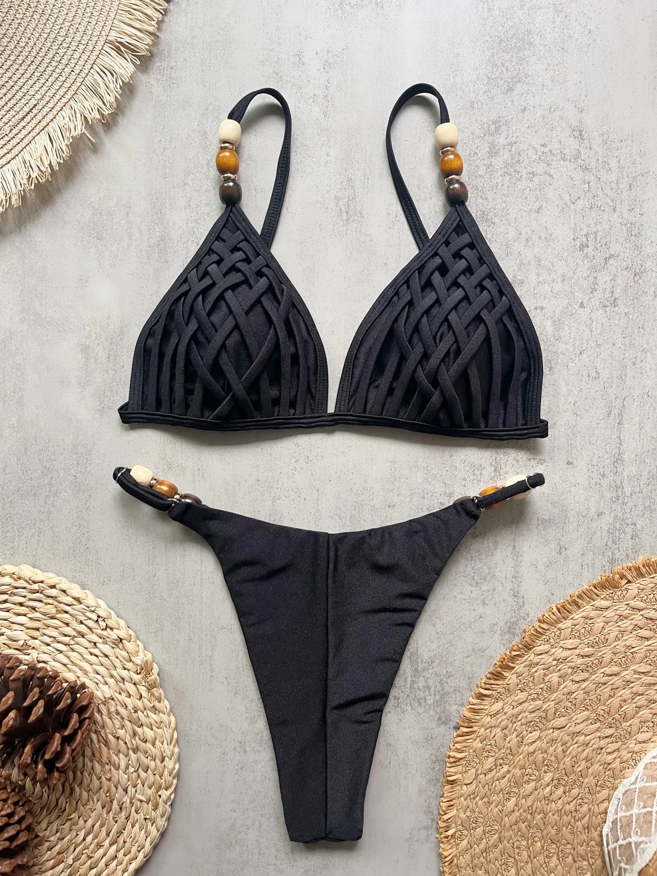 Sexy brown bikini set 2026 tag