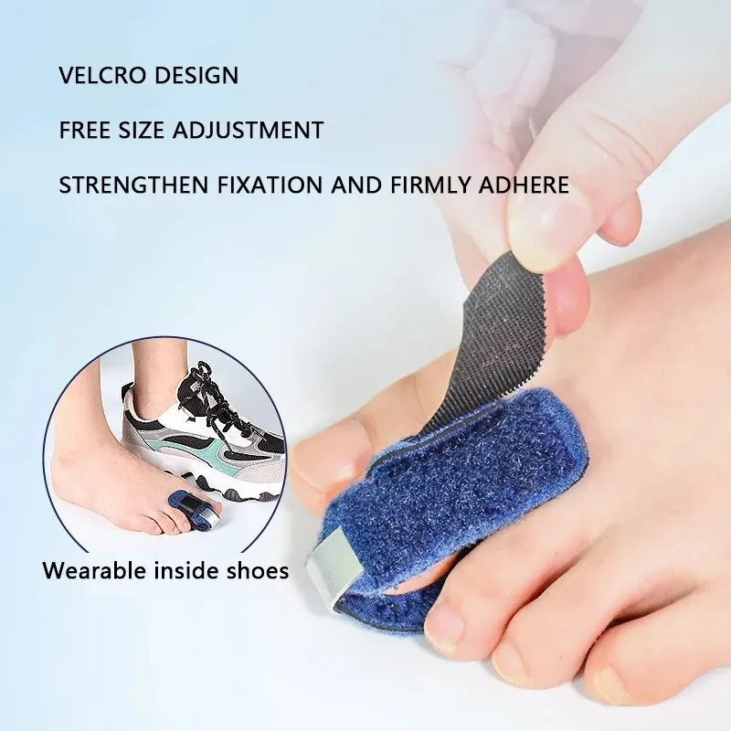 Toe Splint Toe Straightener For Hammer Brace Hammertoe Splint Wrap Covers Broken Support 1pcs