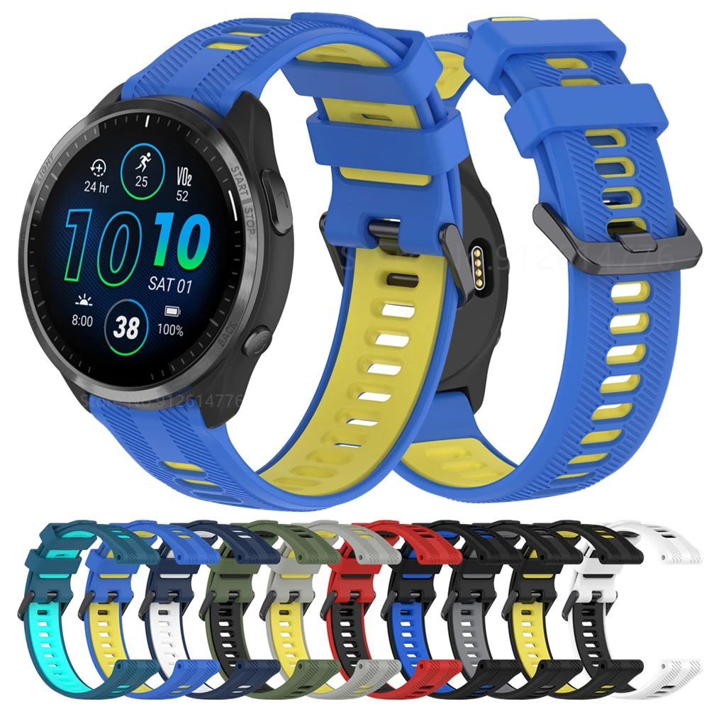 Acheter Bracelet de montre en Silicone pour Garmin Forerunner 965 955Solar  / Forerunner945 935 / Forerunner745 Xt / Descent G1