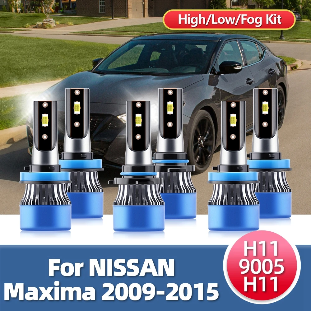 

LSlight Headlight Foglight Bulbs 12V Super Bright 15000LM LED Fog Lamp 110W For Nissan Maxima 2009 2010 2011 2012 2013 2014 2015