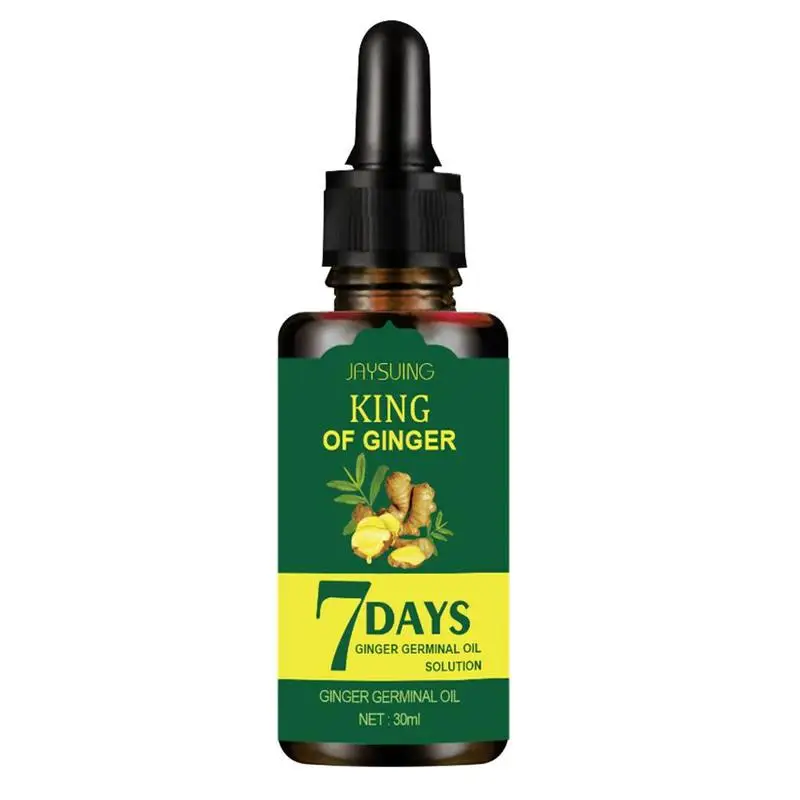 Ginger Essence Hair Loss Treatment Repair Nourish Hair Roots Scalp Care Essence Products For Men Women 30ml