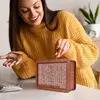 Wooden Money Box Cash Saving Money Bank Box For Adults Retro Reusable Wooden Money Box 10 000 Saving Challenge Wooden Money Jar 2