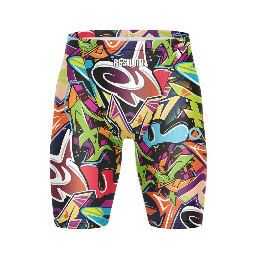Swimming Beach Trunks Men's Swim Jammer Swimsuit Shorts Endurance Athletic Training Swimsuit Chlorine Resistant GYM Surf Pants