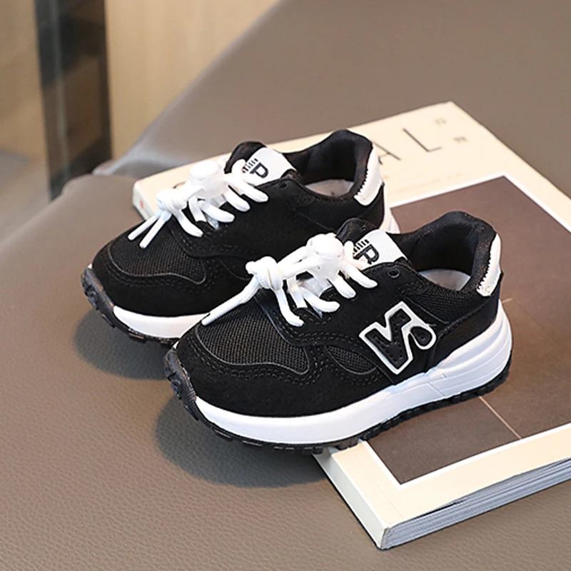 Sports Shoes Summer Spring Boys And Girls Soft Outdoor Sports And Leisure Forrest Shoes Lace-up White Non-slip Wear-resistant Mesh
