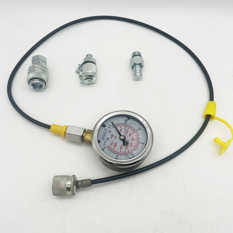 For Caterpillar C/AT excavator quick connector pressure gauge pressure test hose connector hydraulic pump test