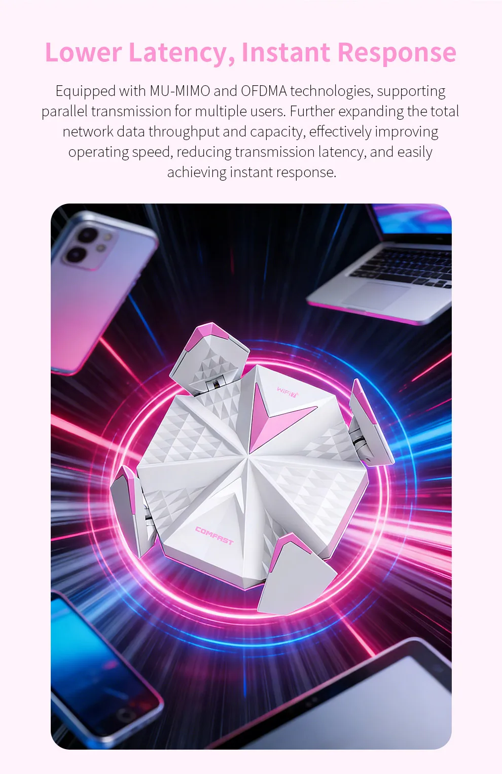Comfast WiFi7 6452Mbps WIFI 어댑터 BT5.4 2.4/5/6GHz Win10/11용 4개 안테나 포함 고속 무선 네트워크 어댑터 프리 드라이브