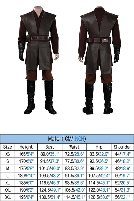 thumbnail image 1 of Disfraz de Anakin para hombre, uniforme de caballero, ropa de película, bata de batalla, traje de fiesta de Halloween, fantasía, traje de carnaval, 1 of 5
