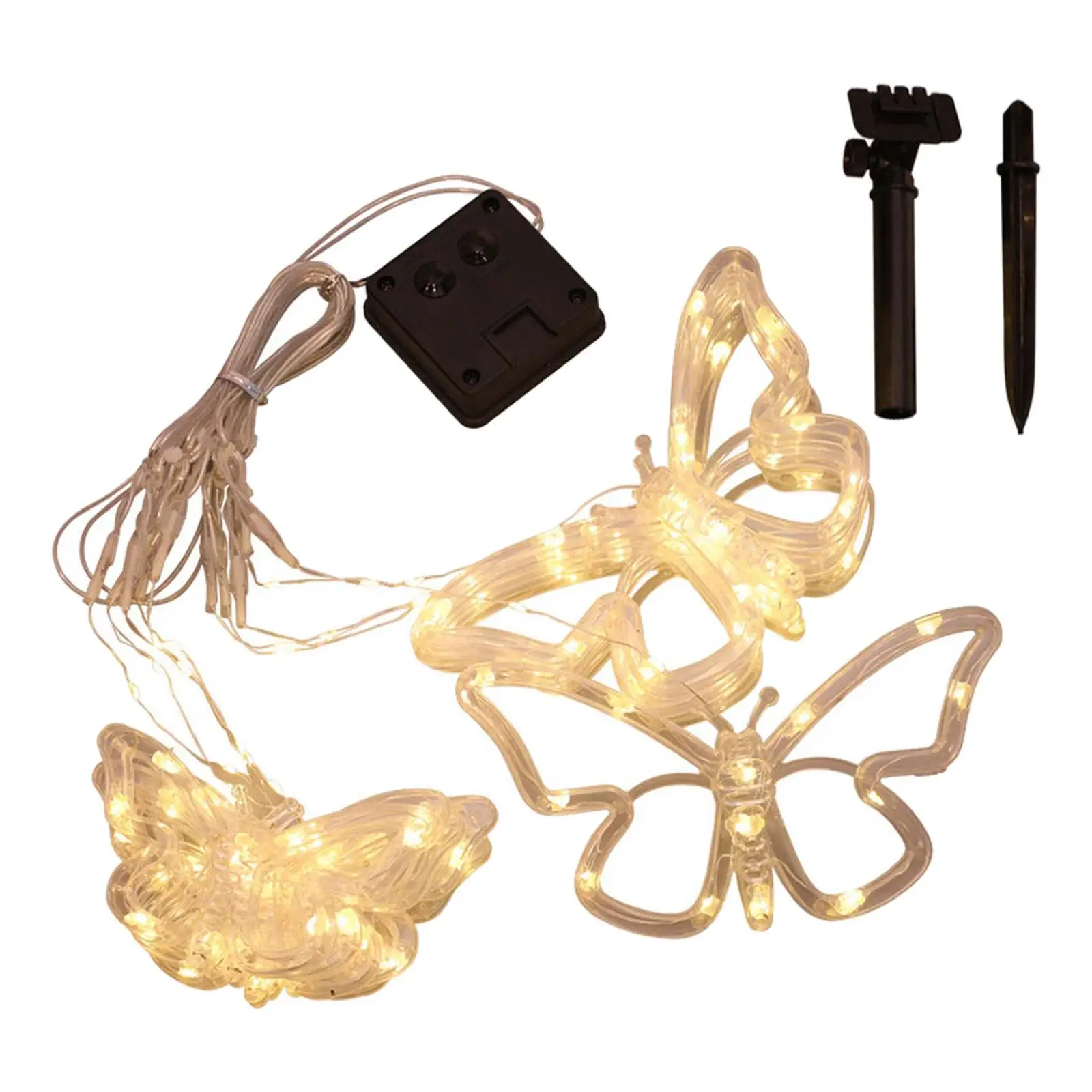 

Solar Lamps Butterfly Shape Fairy LED String Lights for Garden Decoration
