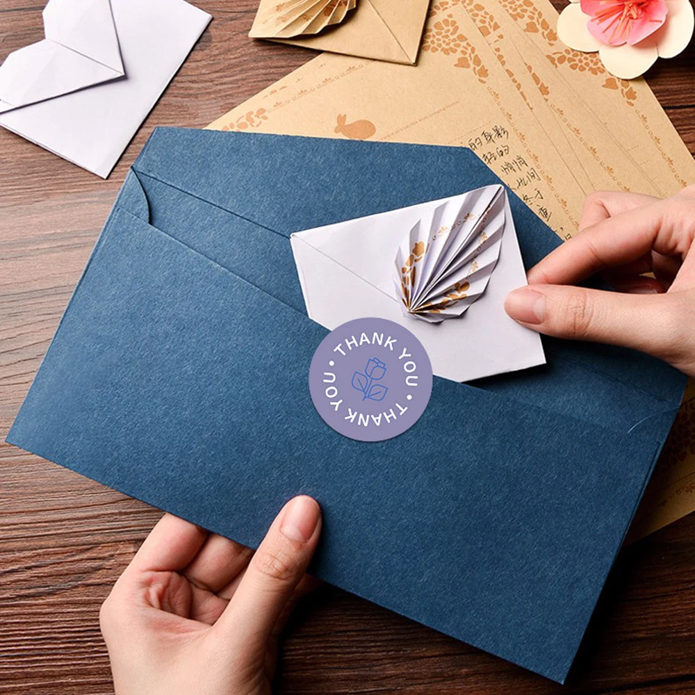 50-500PCS Runde Geschenk Nur für Sie Aufkleber für Umschlag Schreibwaren Dichtung Label Business Geschenk Taschen Dichtung label 1 zoll – Detail 9