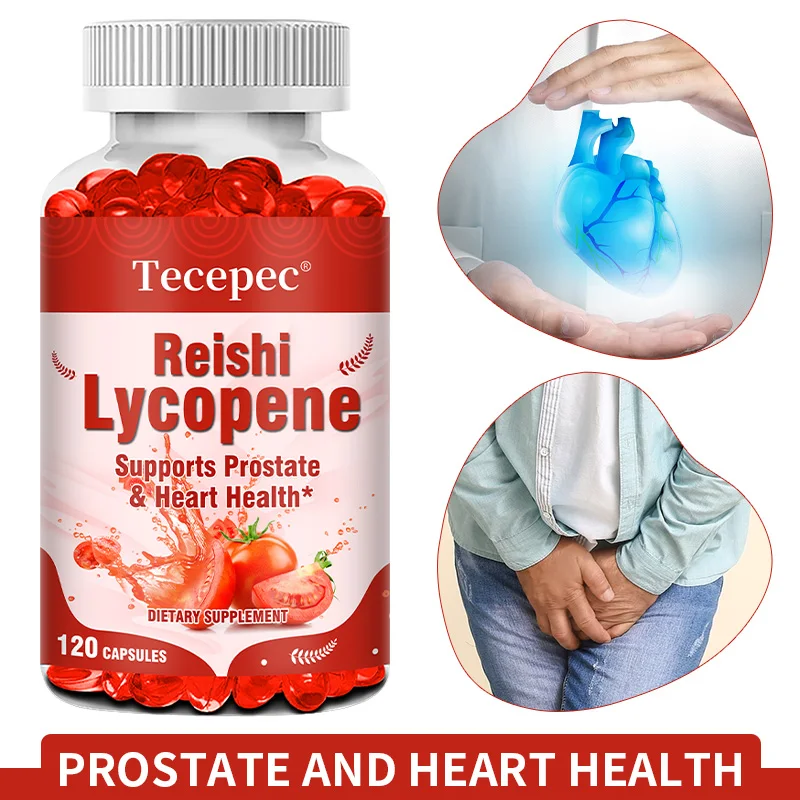Lycopene, a carotenoid found in plant foods. Powerful antioxidant, anti-aging, supports heart health, 30/60/120 capsules