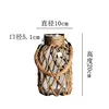 Rustic Hanging Glass Vase Rope Net Dry Flower Glass Vase with Art Hemp Rope Home Transparent Living Room Decor Table Decoration 1