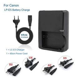 Universal Battery Charger for Canon LP - E5 Series Cameras