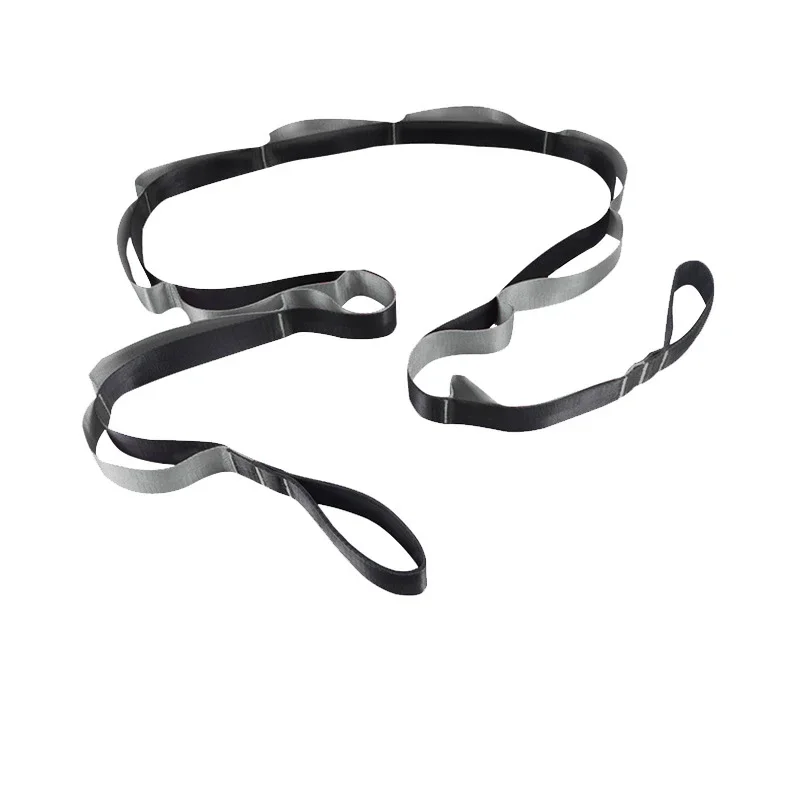 Enhanced Non-Elastic Stretch Strap for Yoga, Pilates, Dance, and Physical Therapy