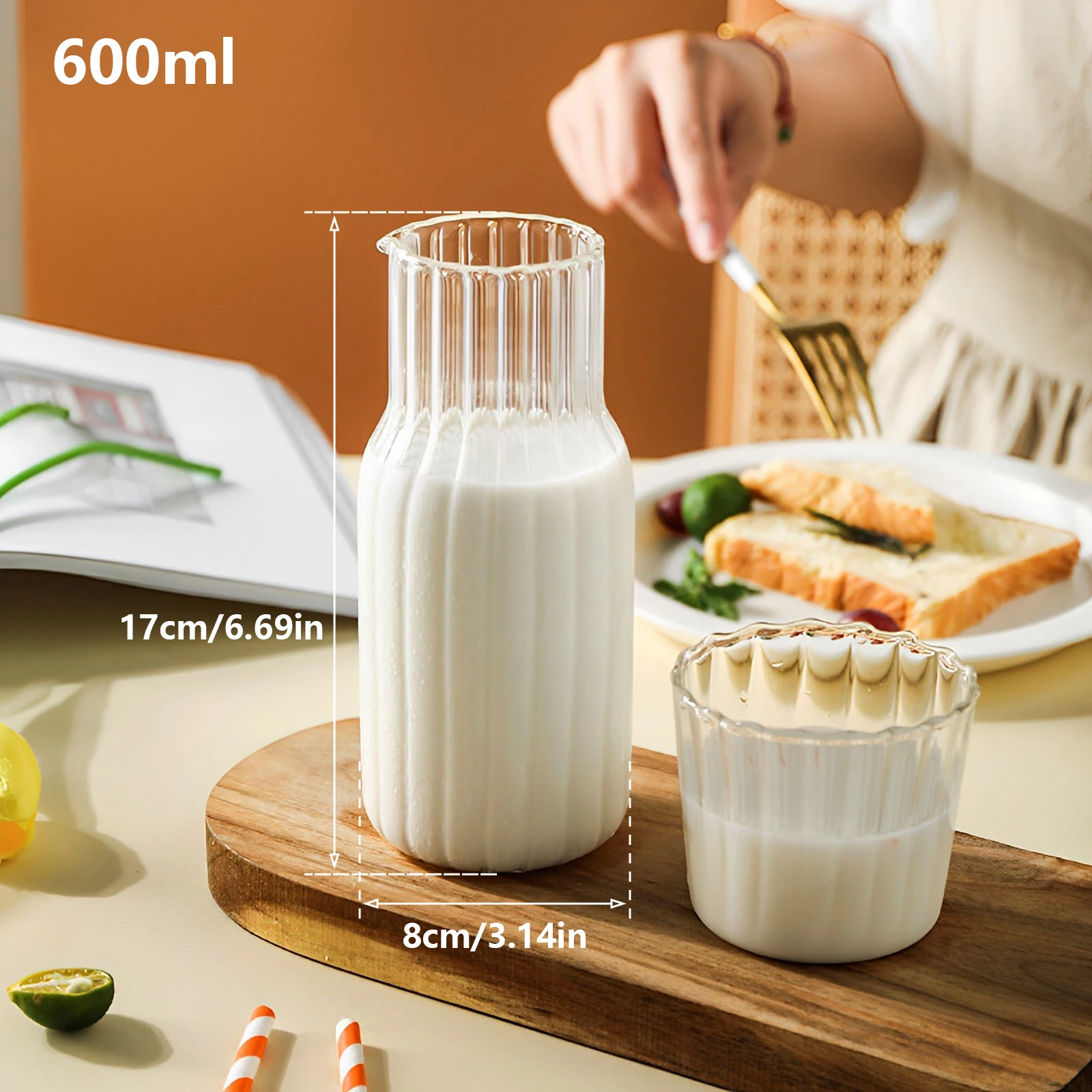 Stripe 600ml 1pc