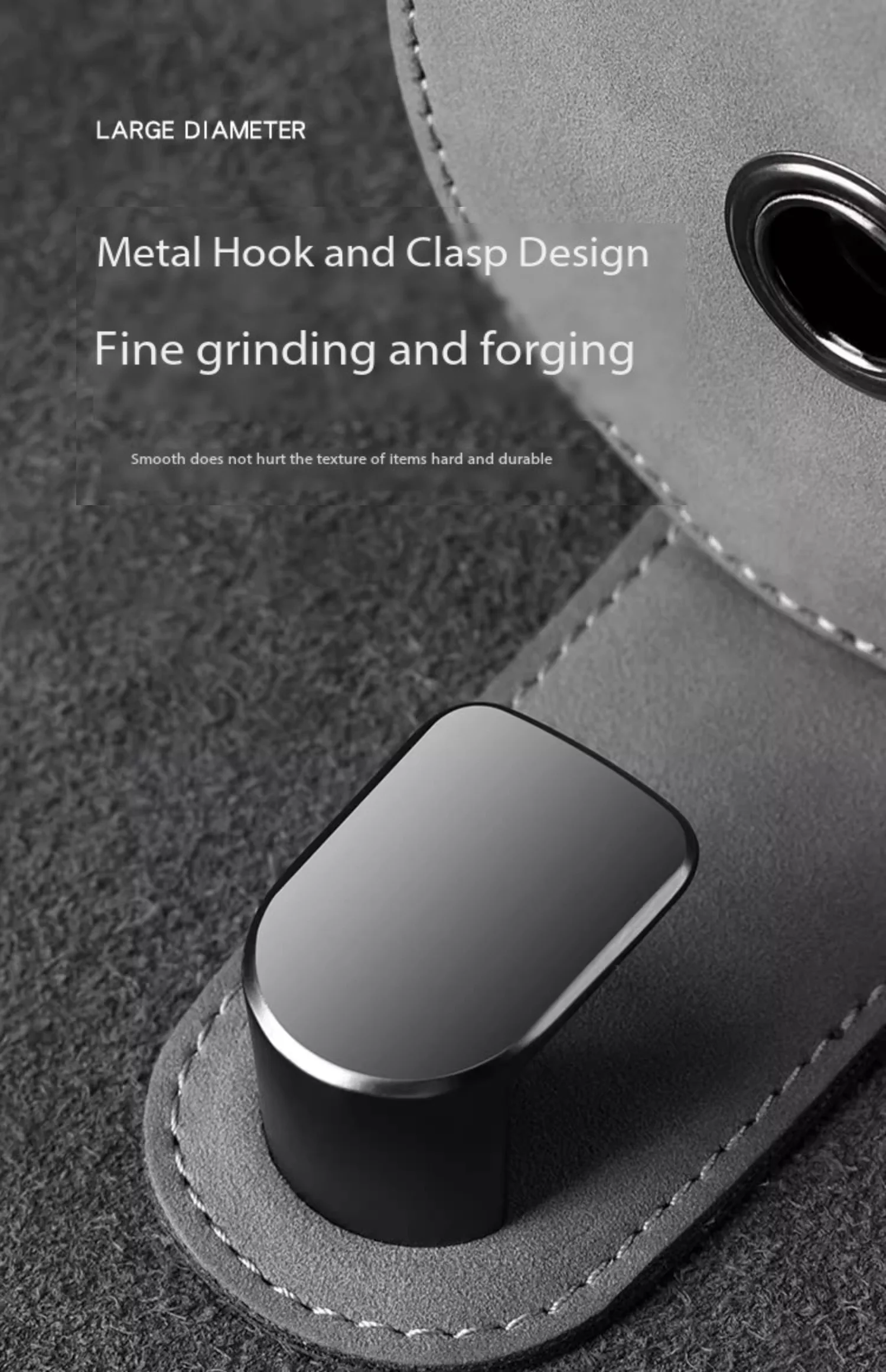 Car Hook Storage Box Seat Back Milk Bottle Beverage Cup Holder Suede Rear Storage Car Storage Box Hook 10