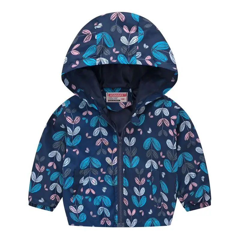 top Outerwear & Coats Rainbow Coats for Girls Full Sleeve Wind Outwear Spring Autumn Toddler Girls Clothing Animal Cartoon Jackets Children's Coat light green jacket