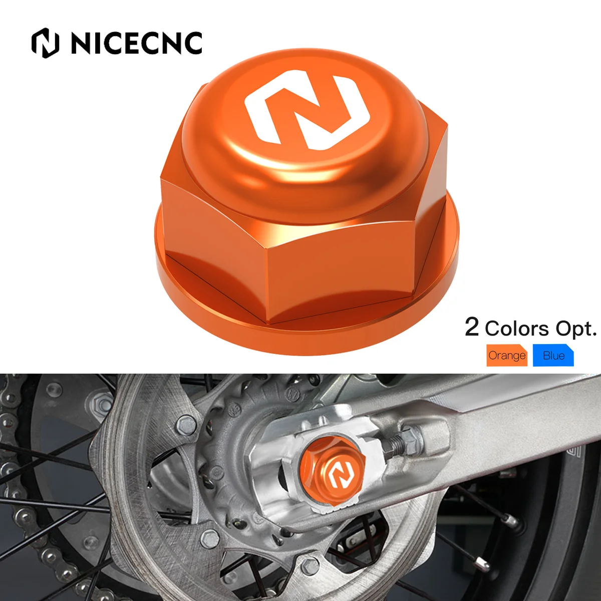 NiceCNCM22xP15RearWheelSpindleAxleNutScrewForKTMEXCEXCFXCW