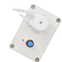 ปั๊มของเหลวแบบเพอริสตอลติก 110-240V ปั๊มจ่ายสารเคมี ปั๊มของเหลวแบบเพอริสตอลติกสำหรับอุตสาหกรรม ปั๊มจ่ายสารเคมีแบบปรับอัตราการไหลได้ ปั๊มแบบเสียบปลั๊ก US 5