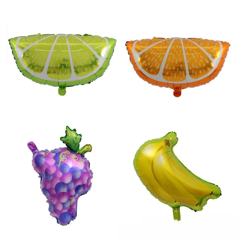 Creative Balloon Watermelon pineapple strawberry banana grape shape fruit aluminum film balloon wedding birthday party balloon