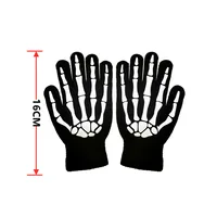 Halloween Scary Costume Grim Reaper Costume for Boys Kids Costume with Glowing Red Eyes with Gloves Mask 5