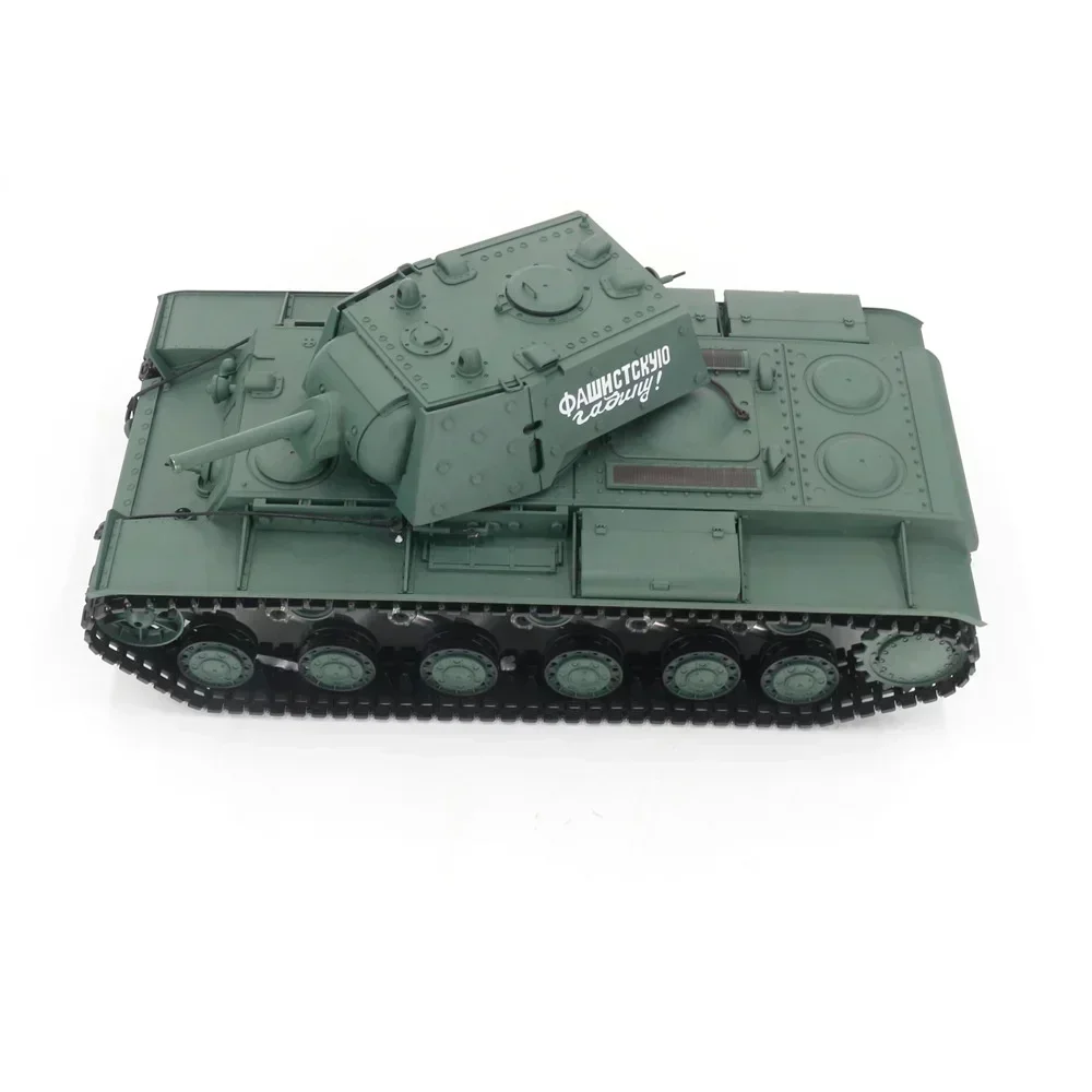 New Soviet Kv-1s Henglong Heavy Remote Control Tank Simulation Battle Competitive Tank Track Model Toy Children's Gift 4