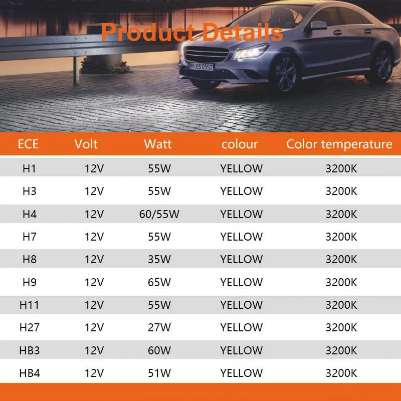 OSRAM 10pcs H4 H7 H11 HB3 HB4 Original Lamp 3200K Head Light H8 H9 H16 9005 9006 Lamps Car Halogen Bulbs Made in Germany U.S.A 3
