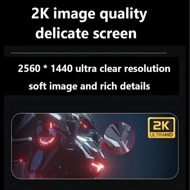 CHUBAN 데스크탑 PC LED 게임 디스플레이 스크린, 고화질 와이드 스크린, 2K HDMI, IPS/VA 패널과 호환 가능, 2560*1440, 75Hz, 24 인치