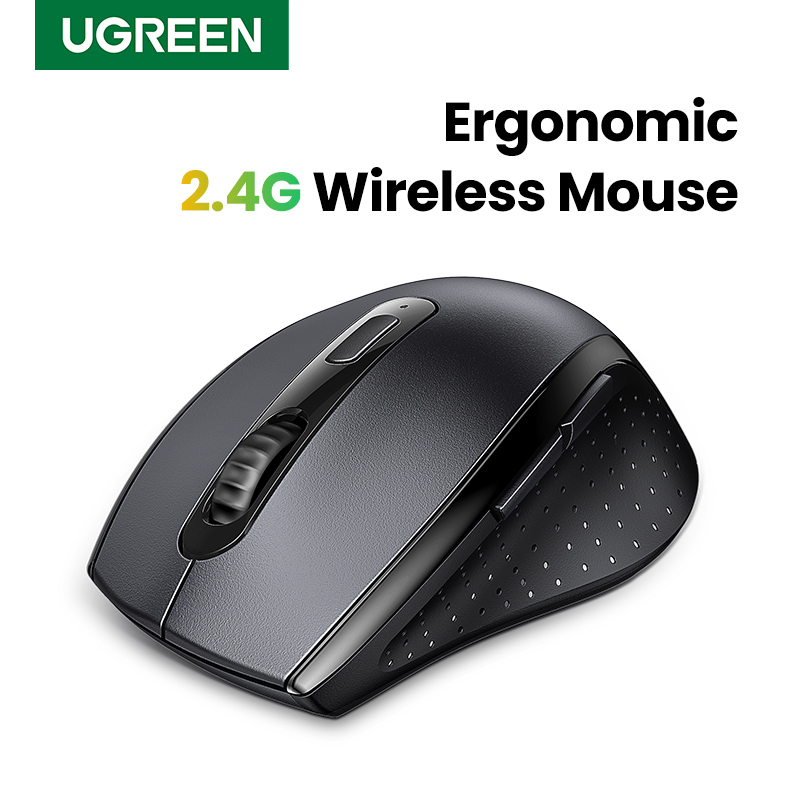 UGREEN Wireless Mouse for Computer 1600DPI Silent Mouse with 2.4GHz USB Receiver for PC MacBook Tablet Laptop