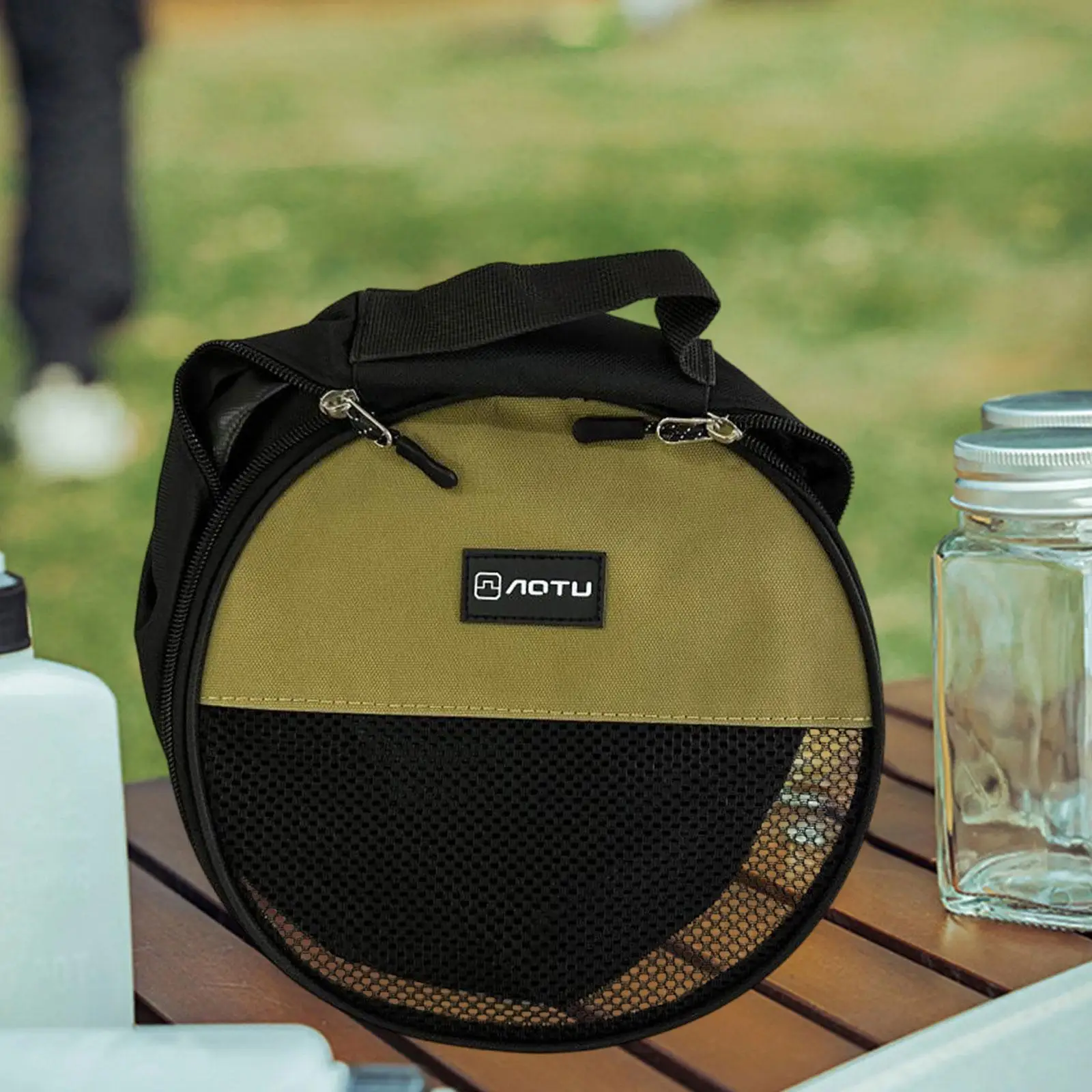 Dishes Storage Bag Tableware Large Capacity Dinnerware for Camp Kitchen BBQ