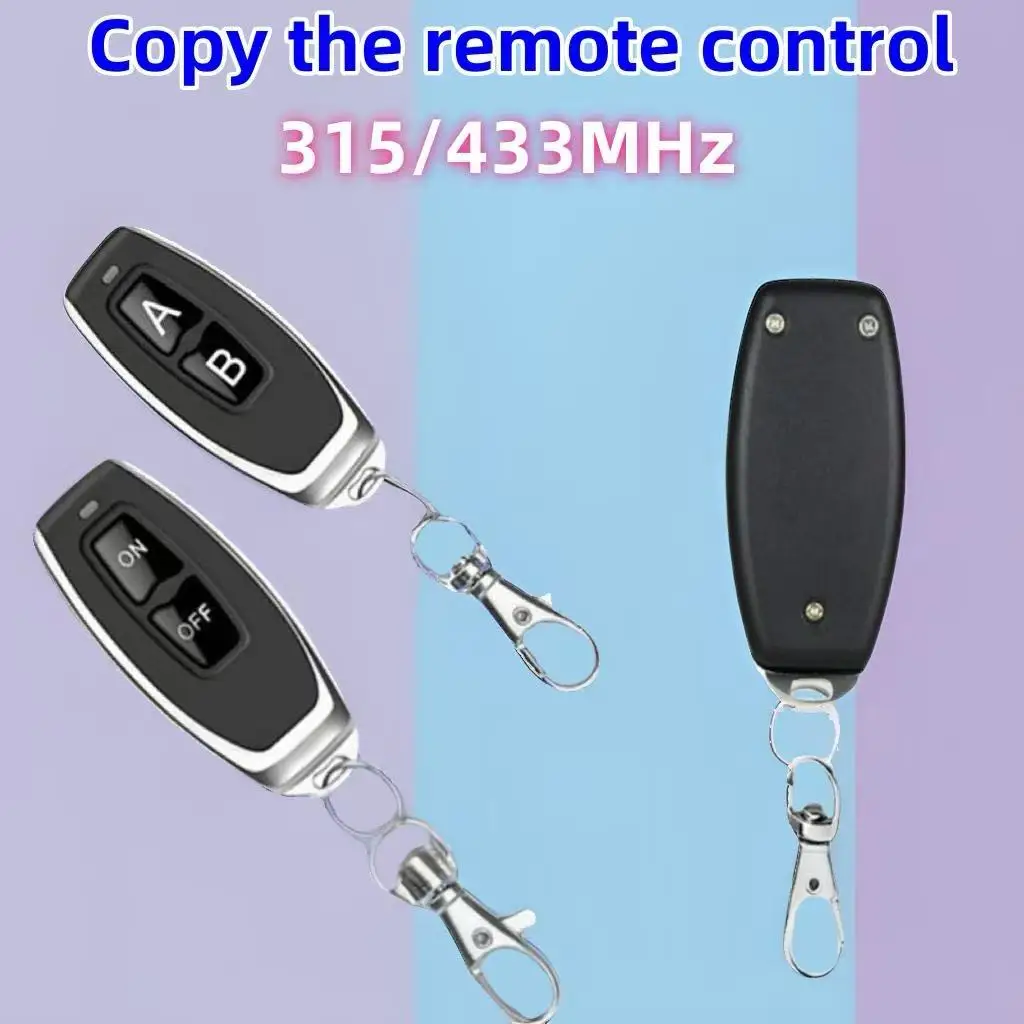 315/433MHz Auto Copy Remote Control Electric Garage Door Opener Remote Controller Duplicator Clone Cloning Code Transmitter