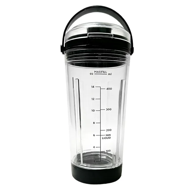 Tasse de mélangeur pour Ninja Blast série BC151BK /BC100, mélangeur Portable pour shakes et smoothies, couvercle étanche sans BPA et bec Sip 1