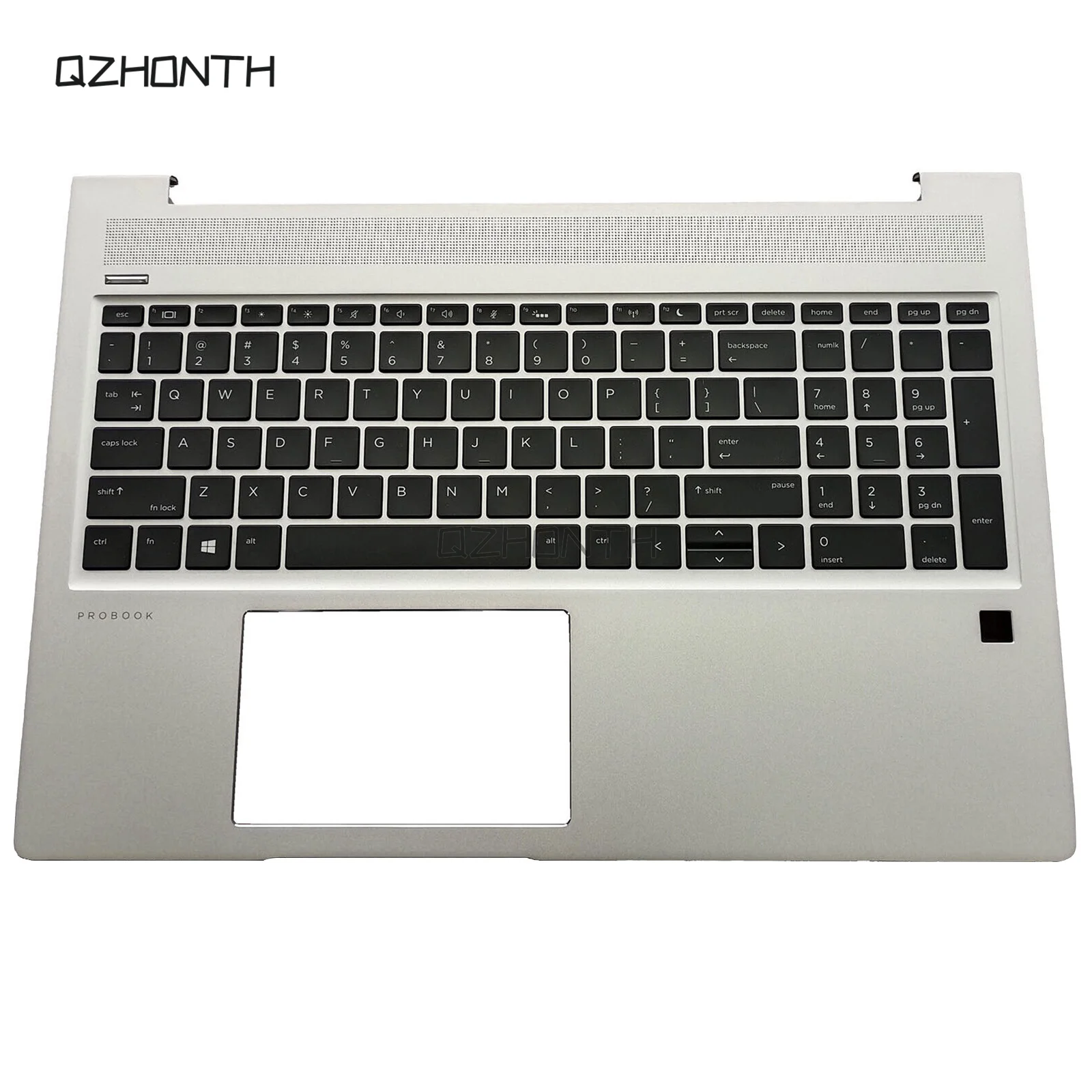 

New For HP ProBook 450 G6 G7 455 G6 G7 455R G6 G7 Palmrest Upper Case with Backlit Keyboard (Silver) L45091-001