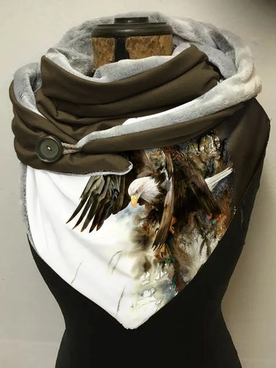 

Black Hawk Art Casual cotton Scarf and Shawl for winter outdoor neck warm indoor shawl