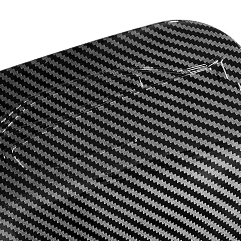 Car Tuning Accessories for 15-21 Dodge Challenger Carbon ABS Charger Fuel Tank Gas Door Cover Trim Charger Cover