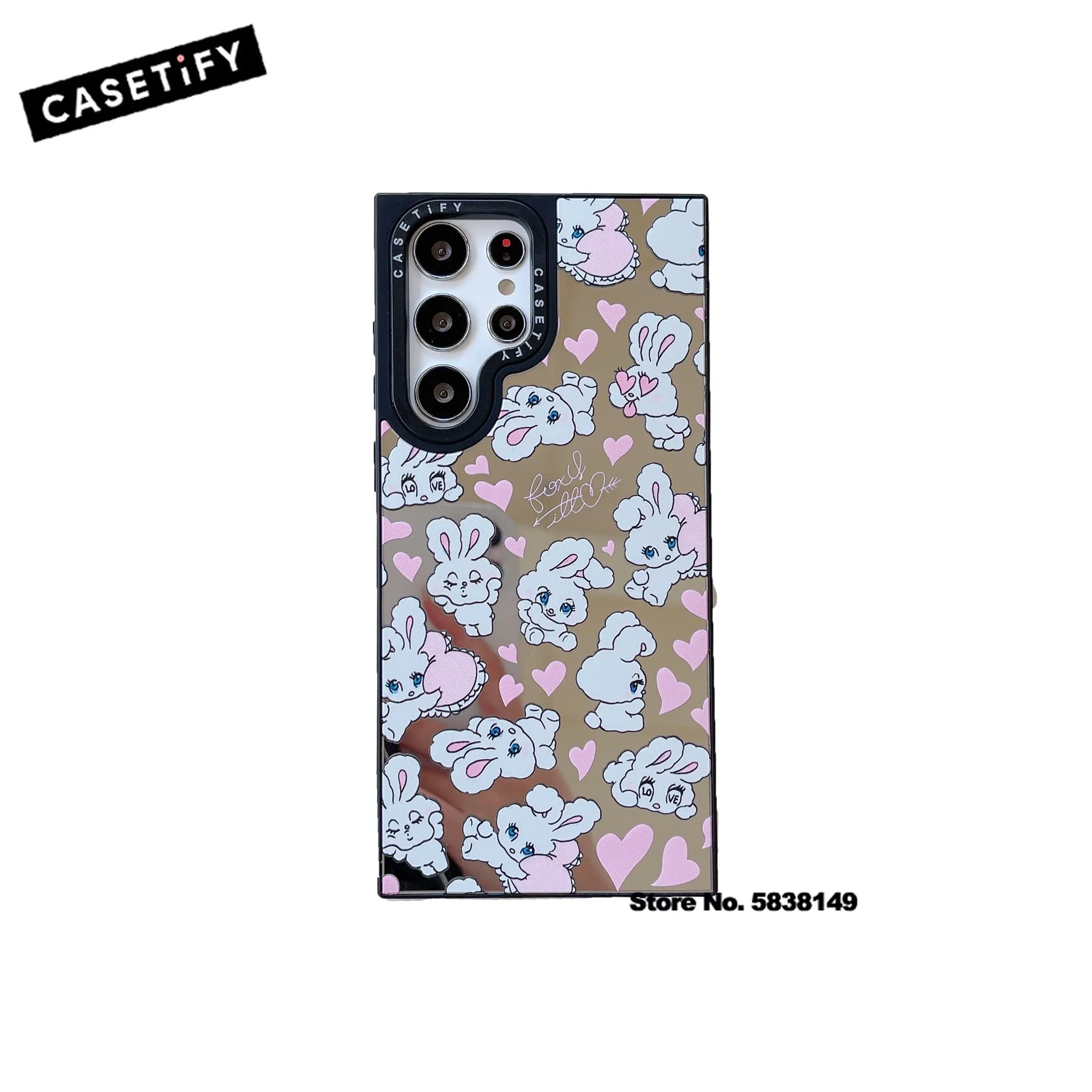 CASETIFY Love Rabbit Mirror Phone Case for Samsung S20FE S23 S22 S21