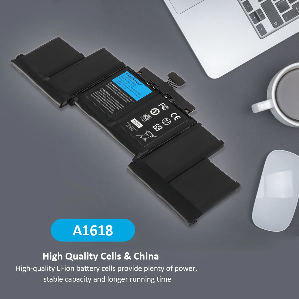 Kingsener-bateria para Apple Macbook Pro A1618 11.36v 99.5wh 15 Pol Retina A1398 2023 Ano 02000079 Mjlq2ll a Mjlt2ll a - Imagem 6