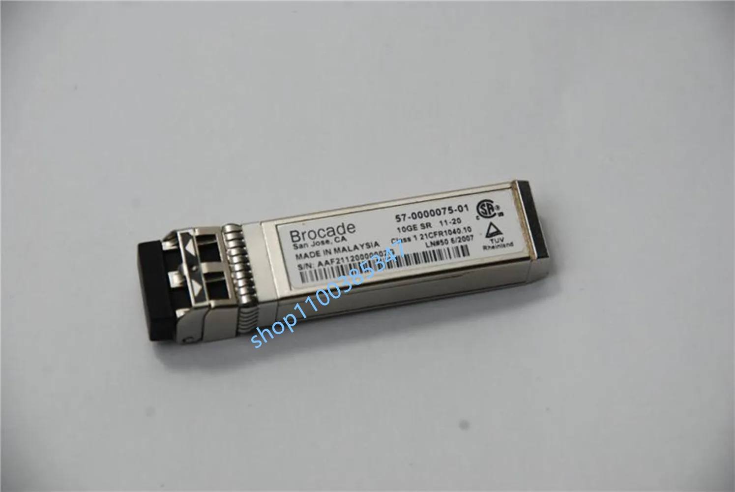 1PCS brocade 10g sr sfp/57-0000075-01/10G 850nm 300M/10G Network adapter Switch Optical fiber module