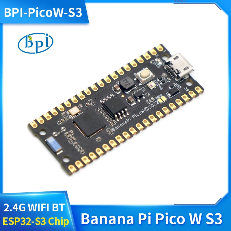 Banana Pi Bpi-Picow-S3 Con Esp32-S3 Chip Psram Esterno 2.4G Wifi Bt 5 Microcontrollori A Bassa Potenza Come Raspberry Pi Pico