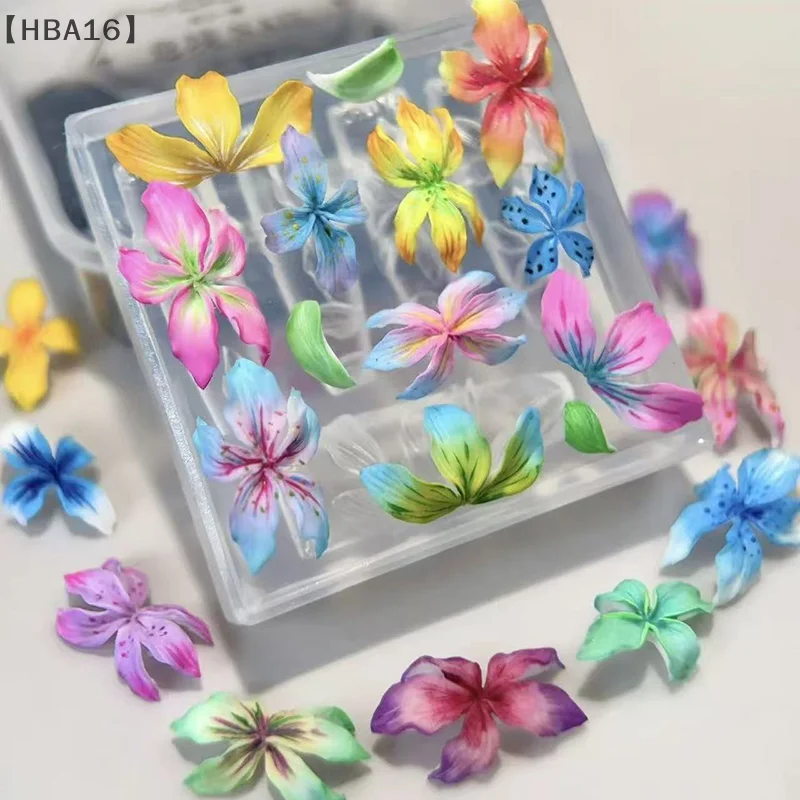 Hawaii Hibiscus Flower Nail Mold for Art