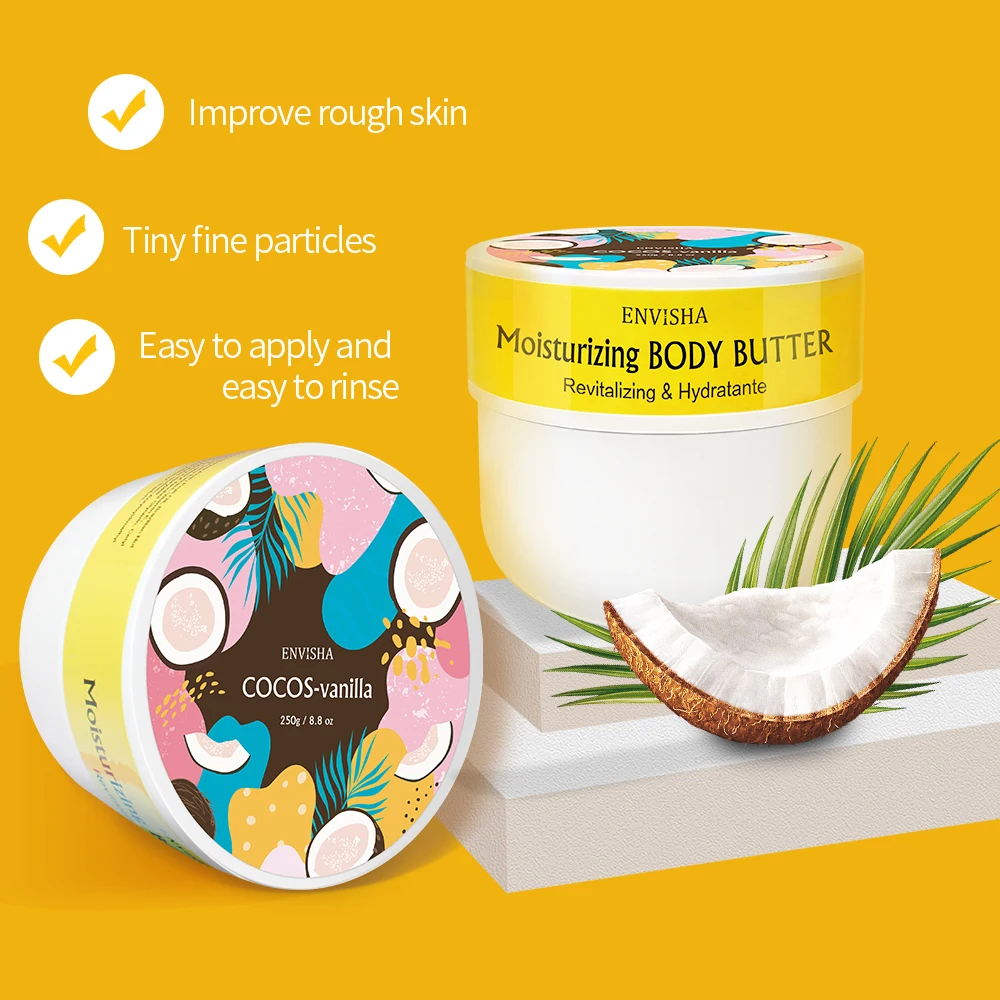 Skin Care Coconut Oil Face Body Lotion Butter Cream Whitening Moisturizing Brightening Collagen Remove Melanin Beauty Health 3