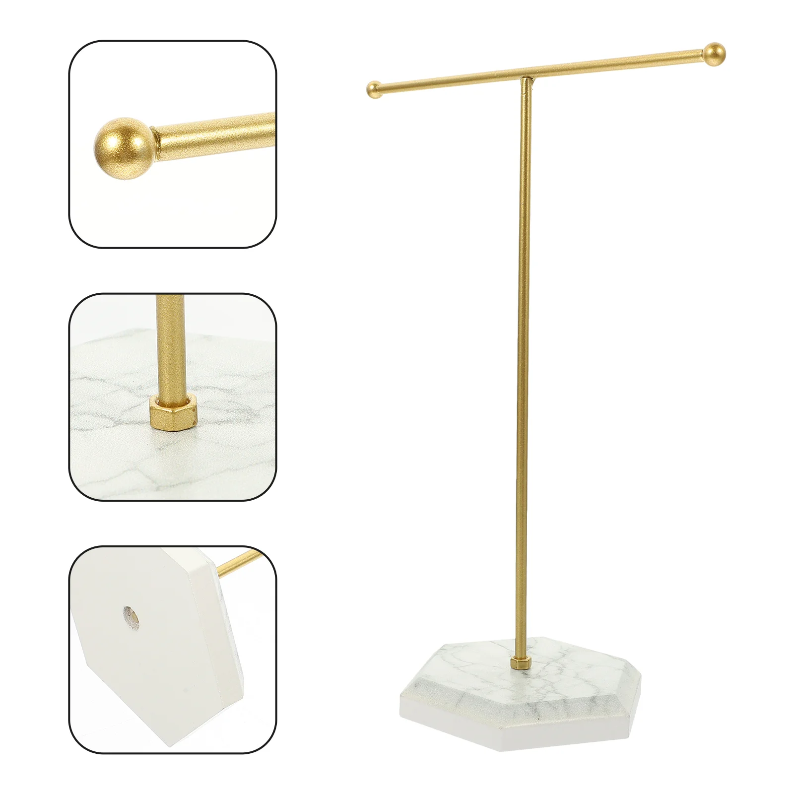 

Jewelry Organizer T Shape Storage Ornament Display Stand Necklace Earring Organizing Rack Baby Jewellery