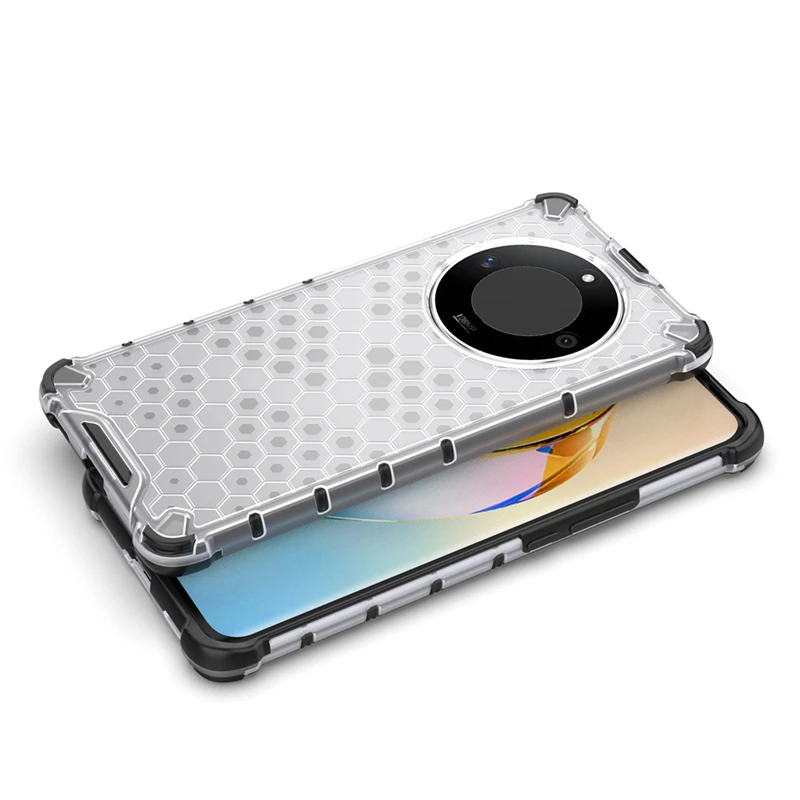 Shockproof Armor Bumper Protection Phone Case with Clear Back Cover